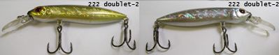  Pontoon 21 Moby Dick 120F-DR, 120, 31,8 ., 4.0-4.5 ., #222Doublet P21-MDI-120F-DR-222Doublet   