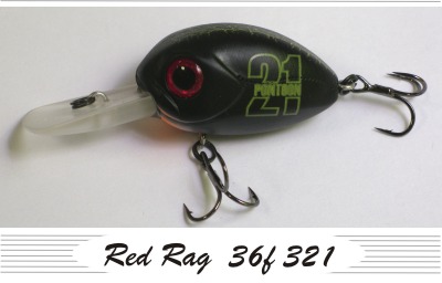  Pontoon 21 Red Rag 36F-MDR, 36, 6,1 ., 1.0-1.2 ., #321 P21-RRG-36F-MDR-321   